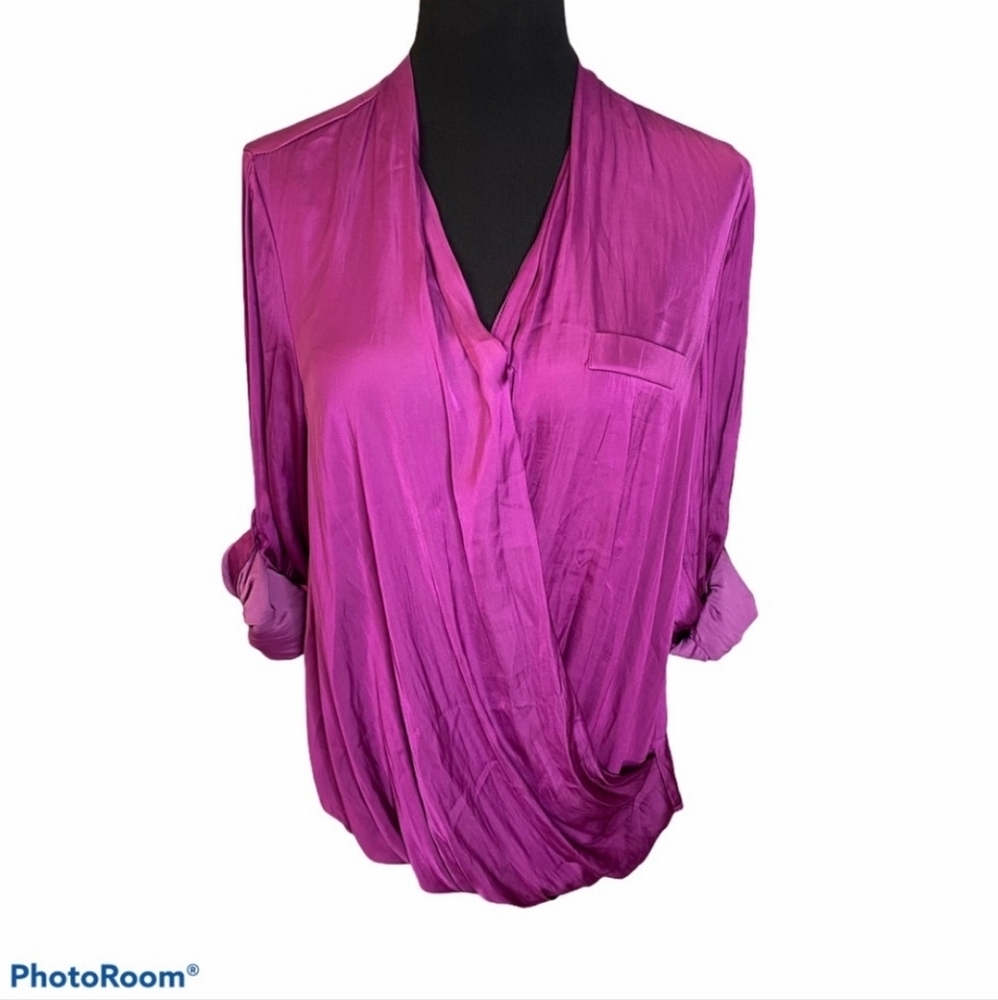 Torrid Faux Wrap Blouse